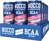 NOCCO BCAA Drink Miami (Strawberry) 12 x 250 ml - No Carbs Company - Energiedrank, Suikervrij