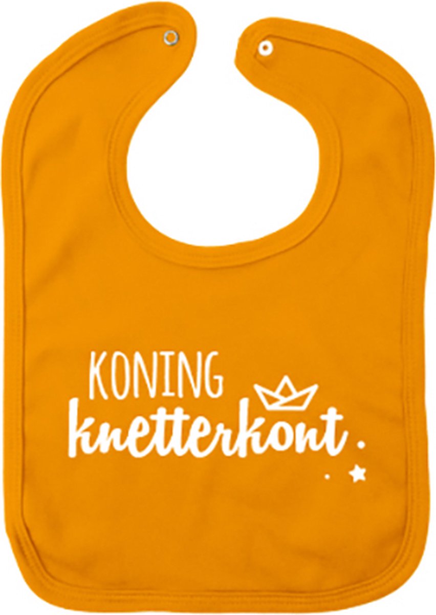 Goedkoopste Slabbetje - Oranje - Koning Knetterkont