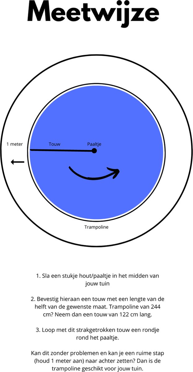 EXIT Silhouette trampoline ø427cm - groen