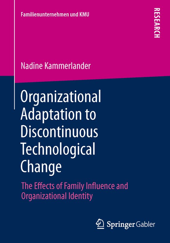 Organizational Adaptation to Discontinuous Technological Cha ... - cover