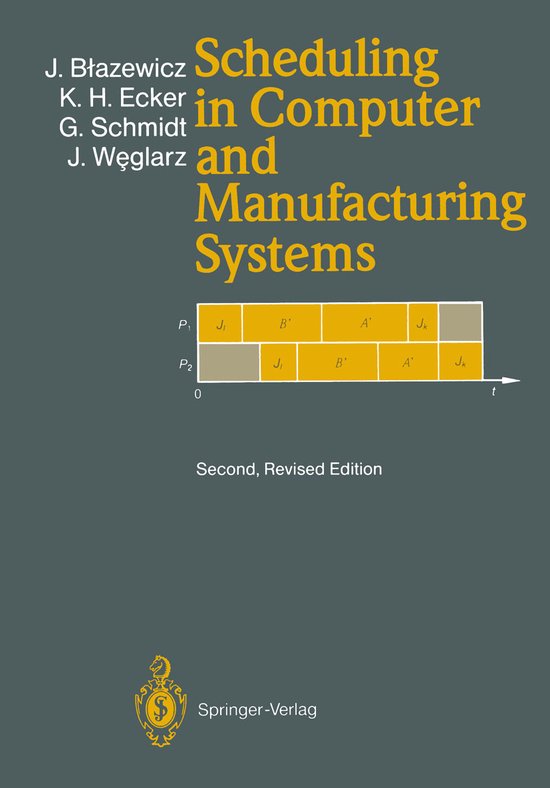 Scheduling in Computer and Manufacturing Systems - cover