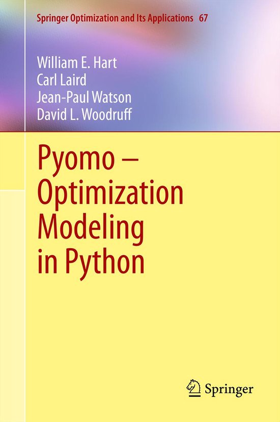Pyomo  Optimization Modeling in Python - cover
