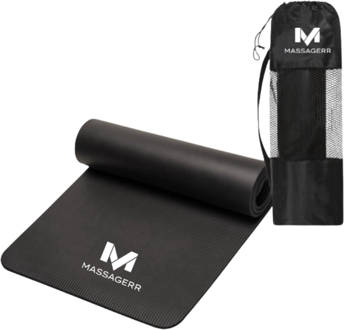 Massagerr® Yoga Mat – Anti Slip – Waterafstotend – Extra Dik – Incl. Luxe Draagtas - Fitnessmat – Sportmat