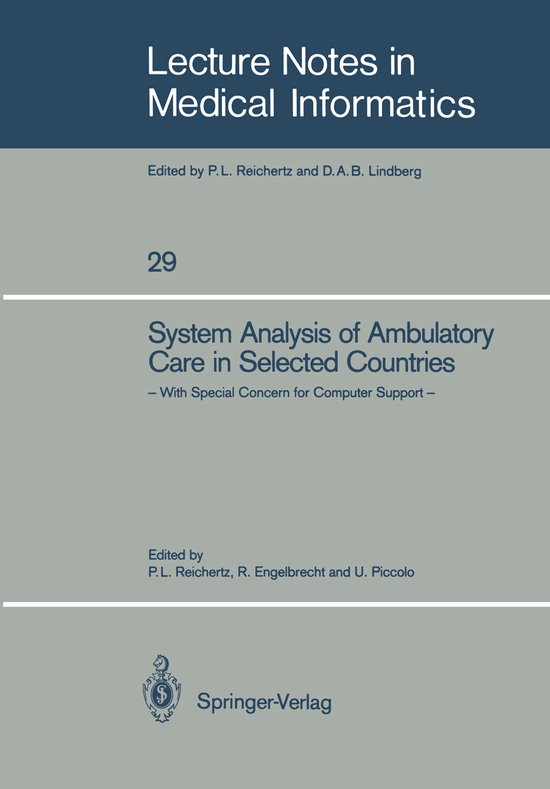 System Analysis of Ambulatory Care in Selected Countries - cover