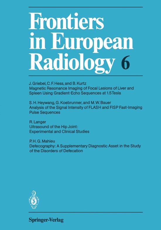 Frontiers in European Radiology - cover