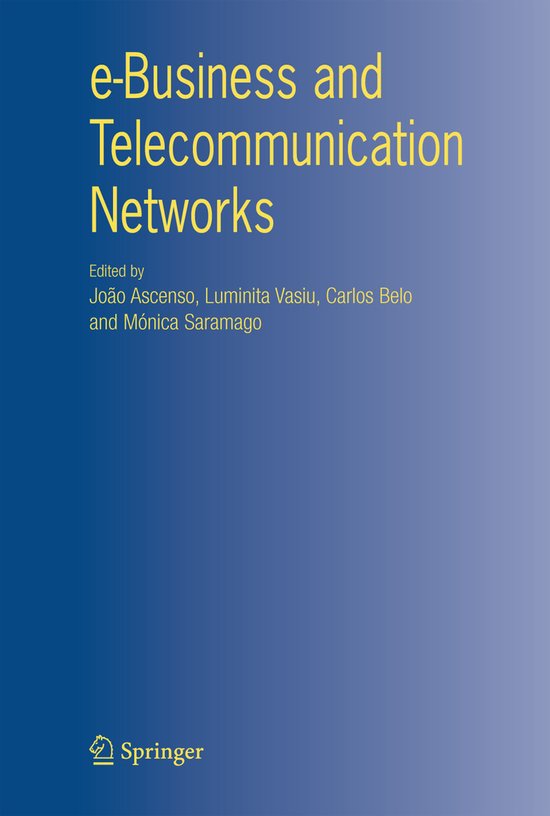 e-Business and Telecommunication Networks - cover