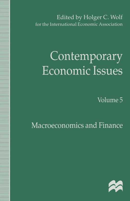 International Economic Association Series Contemporary Economic Issues