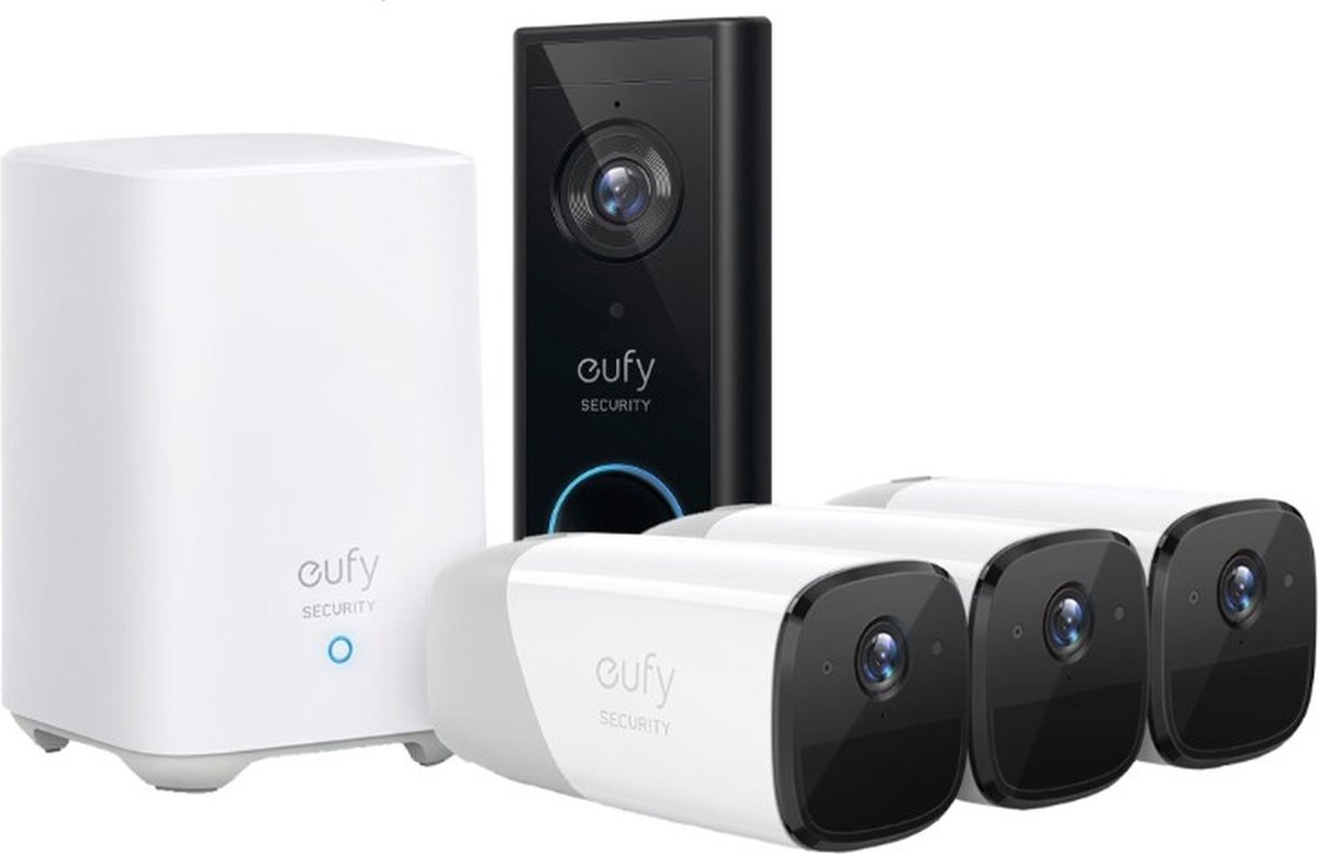 Eufycam 2 pro 3-pack + Eufy Video Doorbell