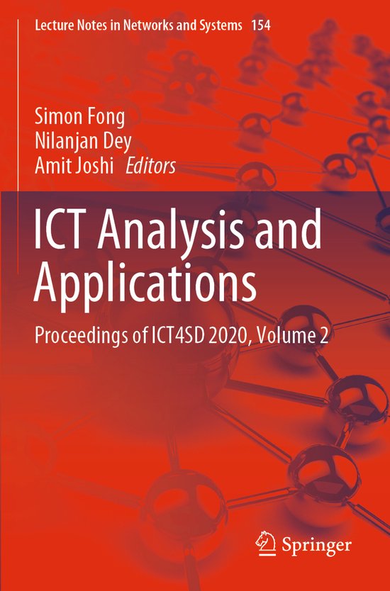 ICT Analysis and Applications - cover