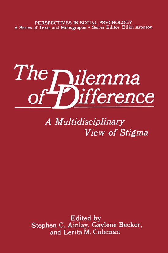 Perspectives in Social Psychology-The Dilemma of Difference - cover