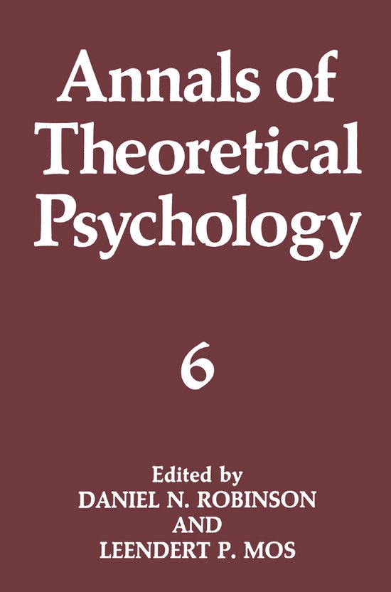 Annals of Theoretical Psychology - cover