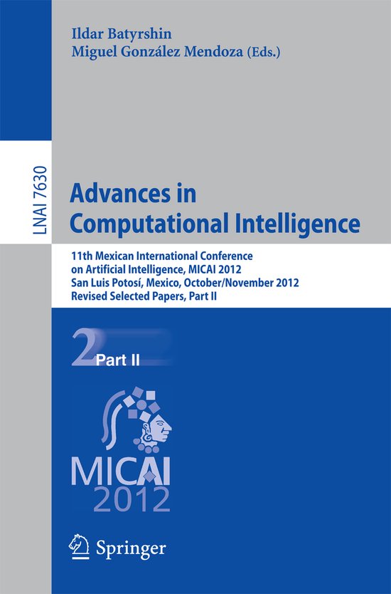 Advances in Computational Intelligence - cover