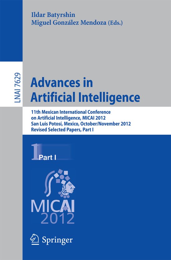 Advances in Artificial Intelligence - cover