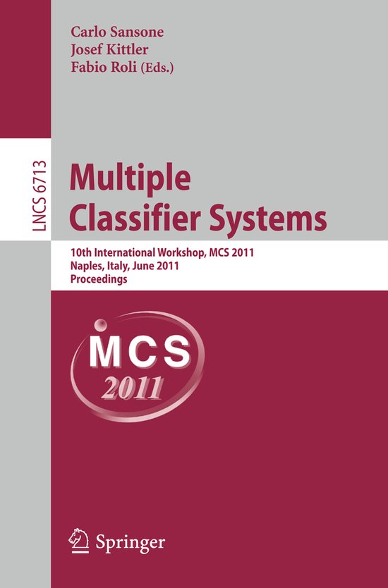 Lecture Notes in Computer Science6713- Multiple Classifier S ... - cover