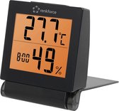 Renkforce Thermo- en hygrometer Zwart