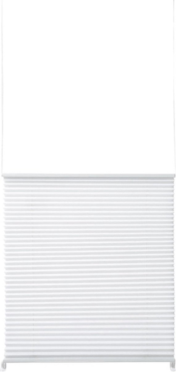 LIVARNO plisse gordijn 90x200 cm wit | Plissé vouwgordijn