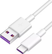 USB-C oplaadkabel / datakabel 1M geschikt voor Samsung, Huawei, OnePlus, Oppo, Motorola en meer