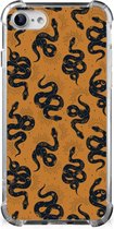 Case Anti-shock geschikt voor iPhone SE 2022/2020 | iPhone 8/7 Snakes