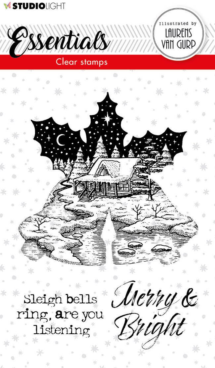 Studio Light Essentials clear stempel Christmas bells Nr.1