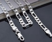 Haymer Sieraden Figaro Zilver Halsketting Voor Unisex Zilver 65 HJ2022104KLY