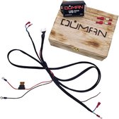 DUMAN US-Module - V1.5 - Deluxe - SnakeSkin Cable Wrap - Set Knipperlicht USA Module / USA-Lights / Side Markers / Running Lights / Daytime Running Lights (DRL) Module incl. Kabelset & Handleiding