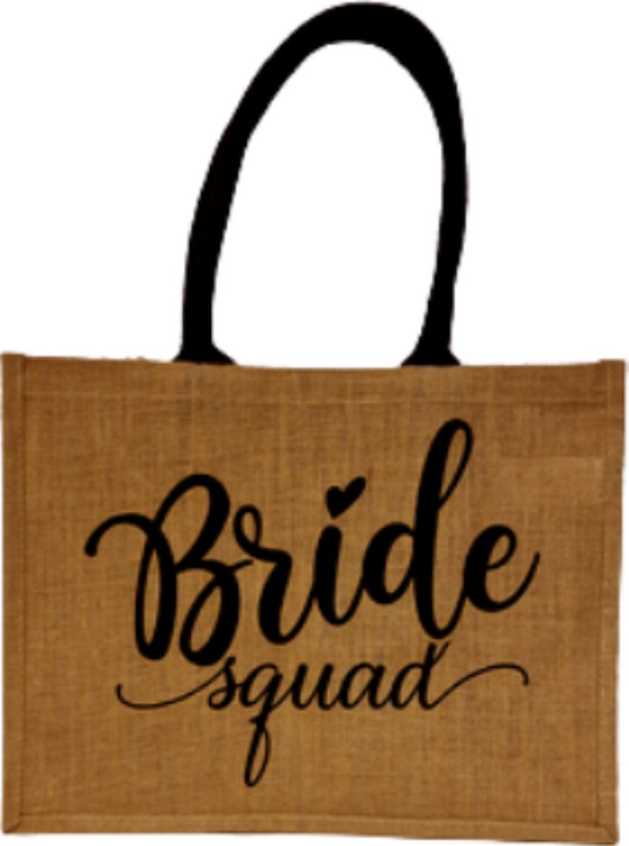 Jute shopper, trouwen, tas met tekst, gepersonaliseerde tas, tas met naam