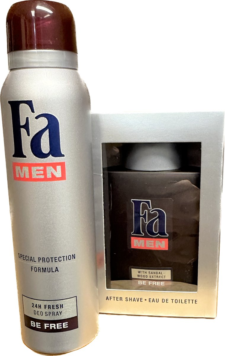 FA Men Set - Be Free Eau de Toilette & Deodorant Spray