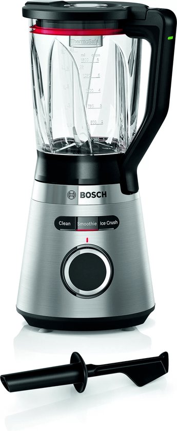 Foto: Bosch mmb6382m vitapower serie blender rvs zwart