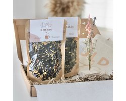 Lottea thee cadeauset - zwarte en groene thee - gift voor haar