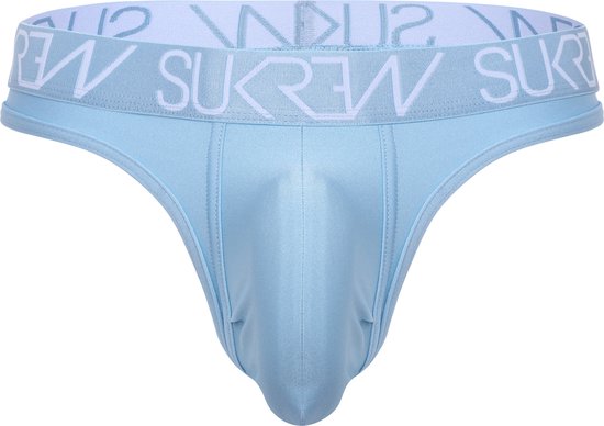 Sukrew Classic String Cool Blue - Maat M - Heren Ondergoed - Herenstring - Pearl Collectie