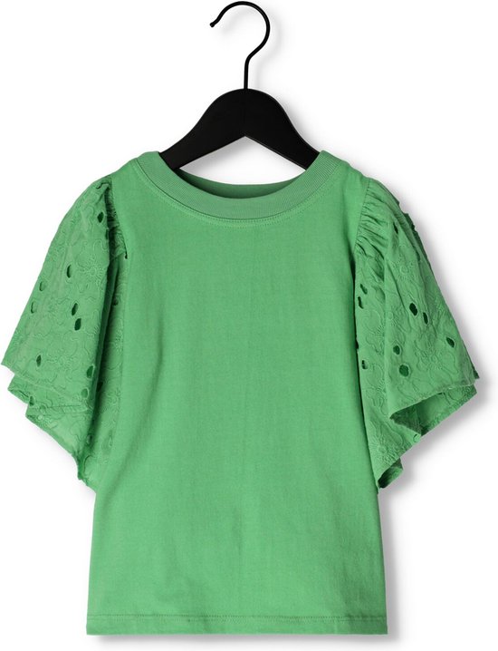 Molo Ritza Tops & T-shirts Meisjes - Shirt - Groen - Maat 122