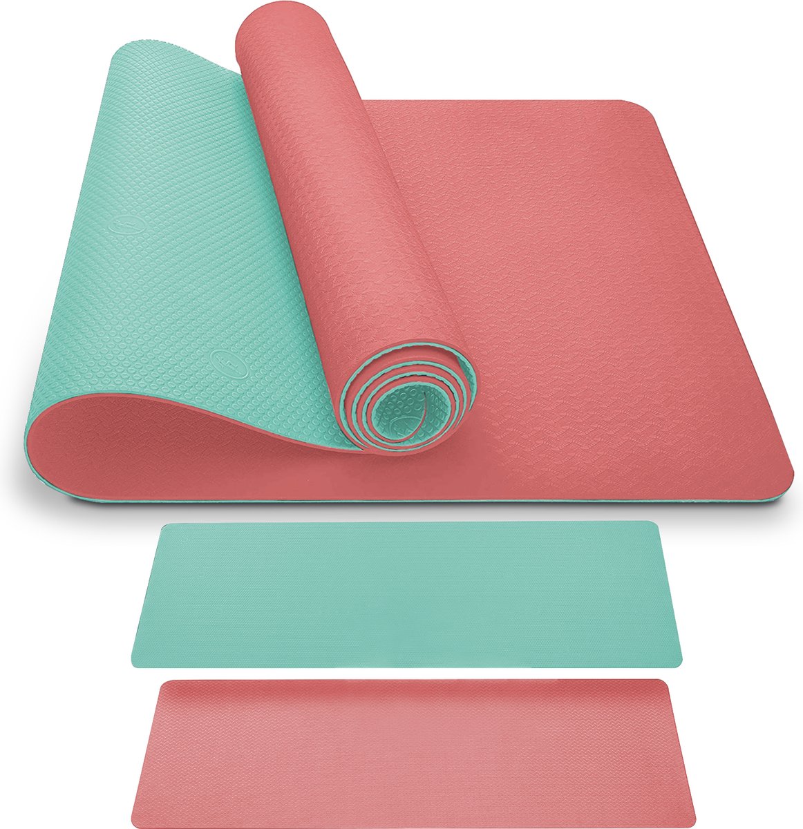 Coazy | Yoga Mat extra dik in 2 kleuren - Yoga Mat anti slip - Fitness mat - Sportmat - Sport