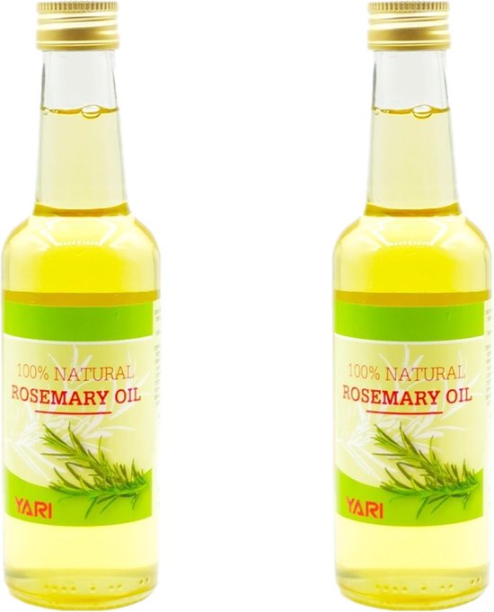 Yari 100% Natural Rosemary Oil - 2x 250 ml - Rozemarijn Olie Voor In Het Haar - Rozemarijn Olie - Rozemarijn Olie Haar - Rosemary Oil - Rosemary Oil Hair