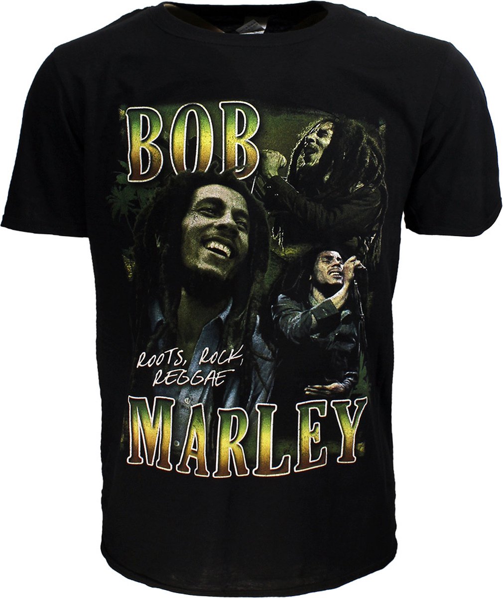 Bob Marley Roots Rock Reggae T-Shirt - Officiële Merchandise - L