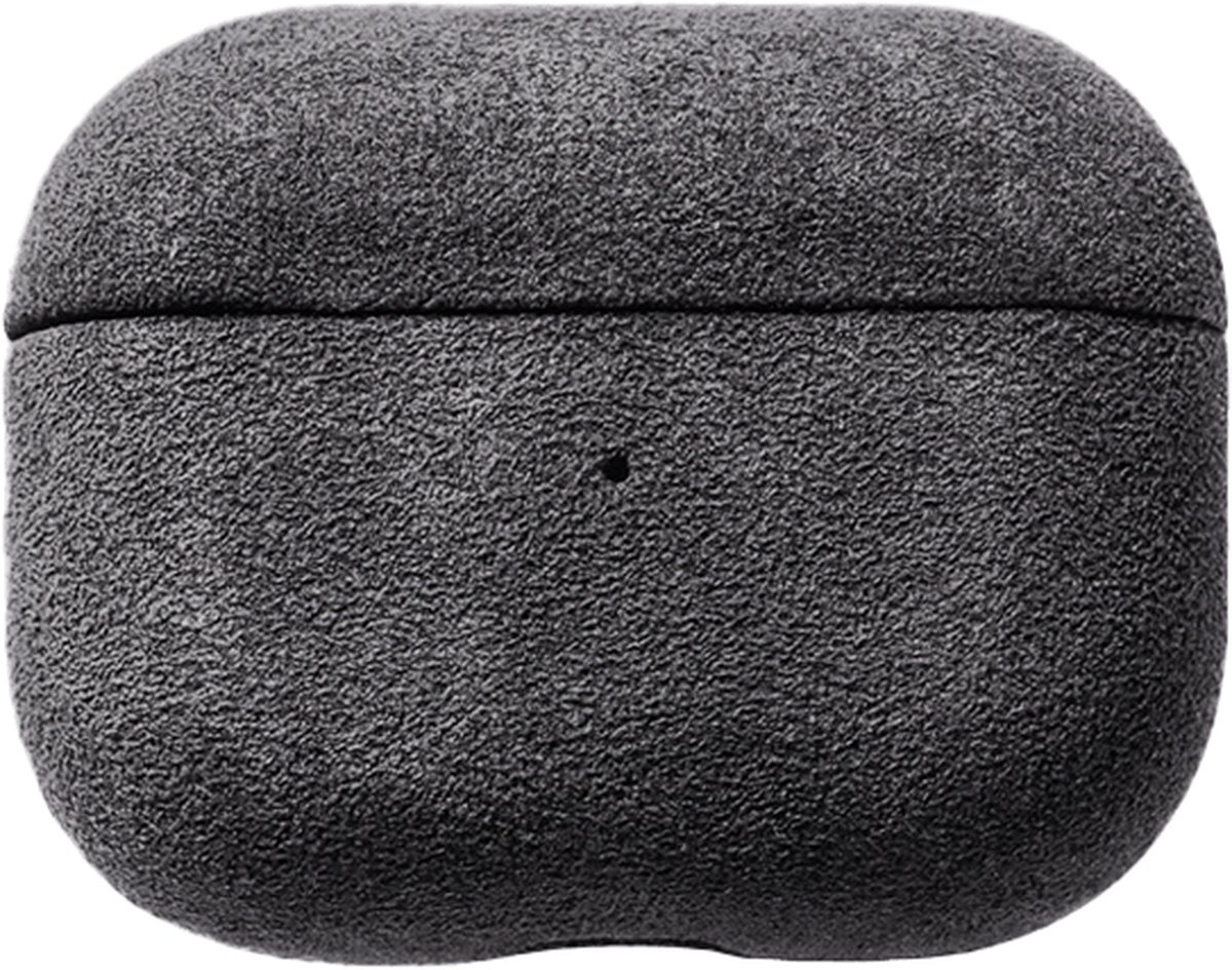 AirPods Pro (2e Generatie) Alcantara Hoesje Space Grey bol