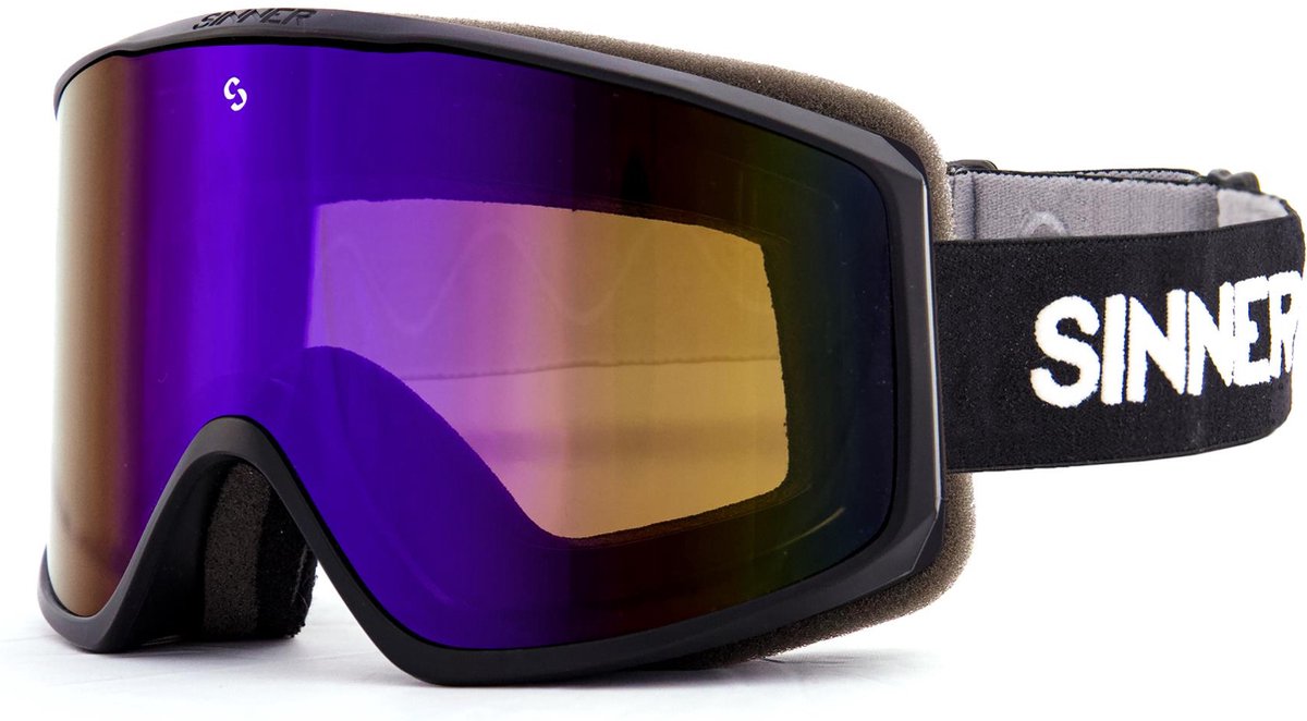 SINNER X PHBG - Gerlos skibril - Zwart - Verwisselbare lens