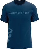Compressport | Logo Shortsleeve | T-shirt | Heren | Estate Blue | M -
