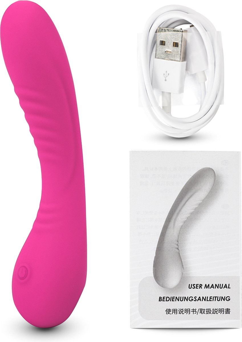 Goedkoopste G-Spot Vibrator Oplaadbaar Roze - Stimulerend Voor Vrouwen - Seks toys - G-spot stimulator - 9 trilstanden - Dildo - Sex speeltjes - Sex toys - Erotiek - Vibrators Voor Vrouwen - Seksspeeltjes Voor Koppels - Stimulator - Clitoris - USB - Waterproof