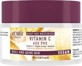 Victoria Beauty - Crème de nuit à la Vitamine C 50 ml (homme/femme)