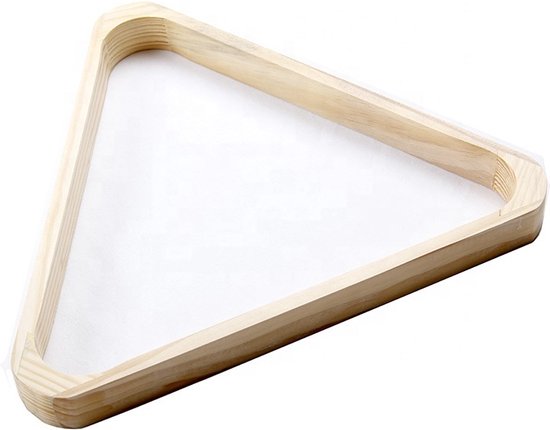 Triangle De Billard Standard – 30.5 X 27.5 X 3 Cm, PVC, Léger, Pour Entraînement Et Compétition
