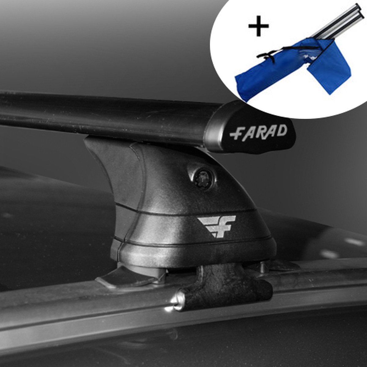 Dakdragers geschikt voor Fiat Panda Cross 5 deurs hatchback vanaf 2014 - Staal - inclusief dakdrager opbergtas