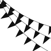 Slinger Vlaggenlijn Zwart 10 Meter Verjaardag Slinger Voor Binnen En Buiten