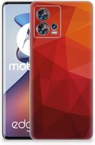TPU Hoesje geschikt voor Motorola Edge 30 Fusion Polygon Red