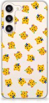 TPU bumper geschikt voor Samsung Galaxy S23 Plus Katten Emojis