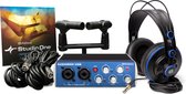 Ensemble Presonus Audiobox Stereo complet avec Audiobox, casque HD7, 2 microphones SD7 et câbles complets