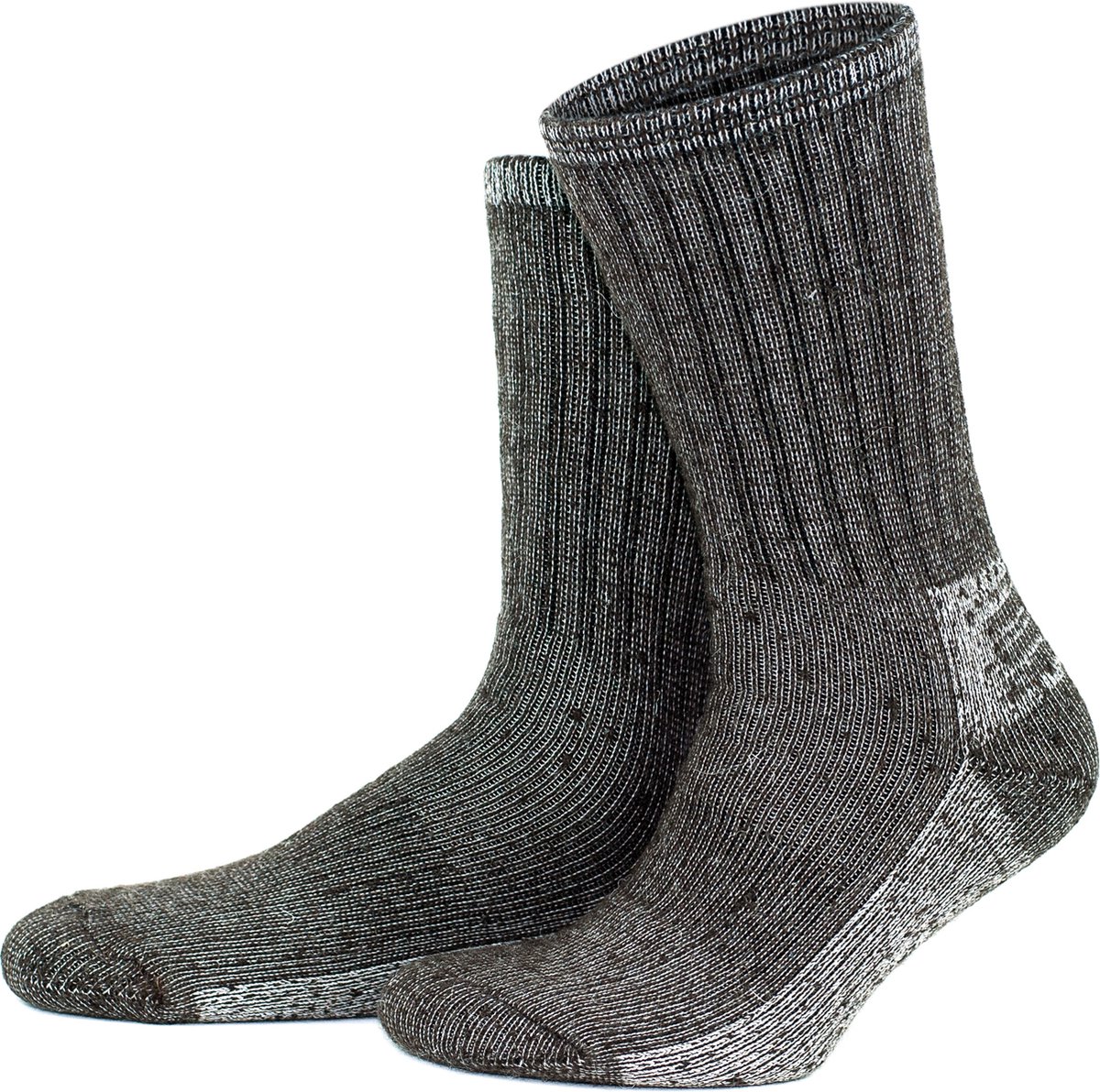 GoWith-2 paar-alpaca wollen sokken-diabetes wollen sokken-volledige badstof-huissokken-thermosokken-cadeau sokken-maat 43-46