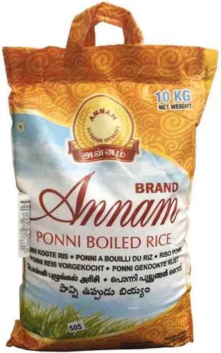Annam - Ponni Boiled Rice / Rijst 10kg