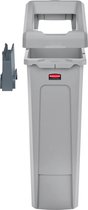 Afvalcontainer Slim Jim Kit de démarrage Station de recyclage gris