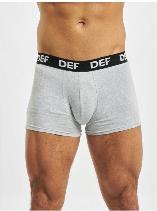 DEF - Cost Pack of 3 Boxershorts set - L - Grijs