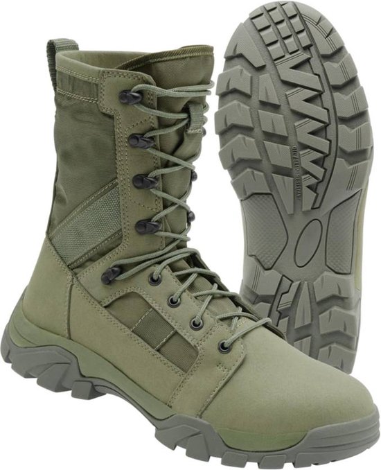 Brandit - Defense Boot Veterlaars - 40 Shoes - Olijfgroen